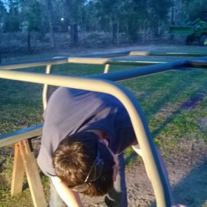 Building of All Pro Bed Rack