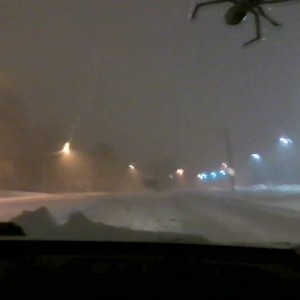Paper route sucks in foot plus of snow