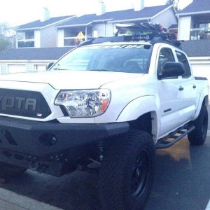 Inno roof rack and fairing ski rack tacoma 2014 trd offroad