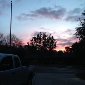 Going to be a nice day on the West Coast