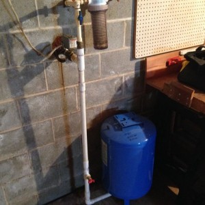 Wider view. Pressure tank was practically new when I bought the house. Mark