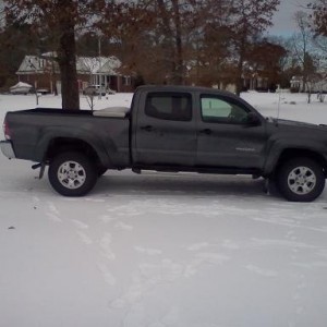 Snow fun with my Taco!