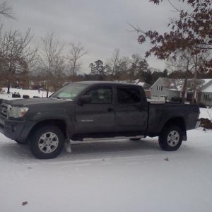 Taco fun in the snow!