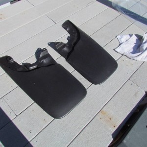 Rear of mud guards