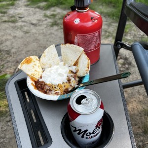 Homemade Chili with Quesadilla Points