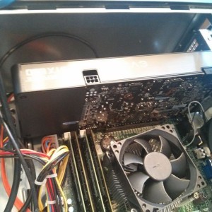 New video card barely fits