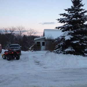 More snow to push!
