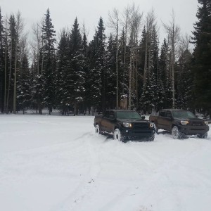 snow wheeling