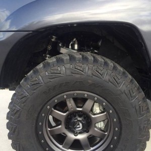 Goodyear MT/R w/ Kevlar 285/70/17. Fuel Trophy rims