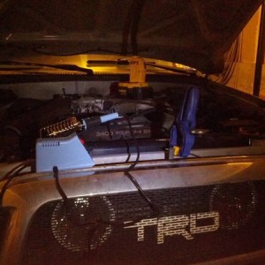 Re-wired Hella 500ff lights