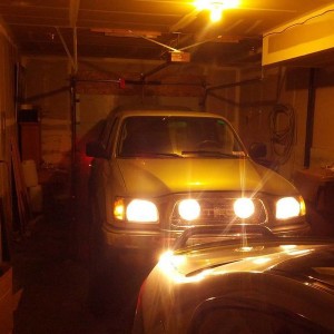 Re-wired Hella 500ff lights