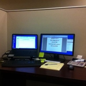 Can I join the dual monitor club? Workin late.
