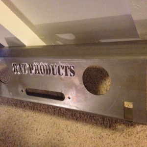For front bumper.