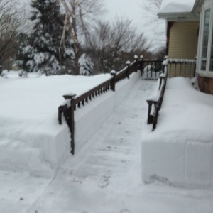 Starting to fee like I live in an igloo.