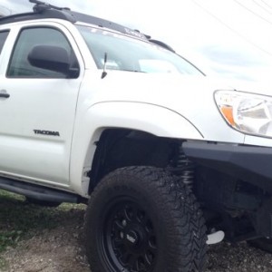 2014 tacoma inno rack - bestop - trd offroad - white - bamf - skid plates