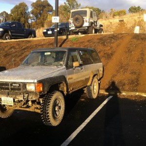 Parked up at school