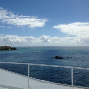 No snow here.