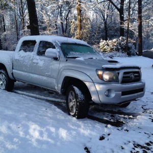 Handled the snow great