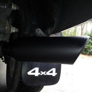 Plast-dipped exhaust tip