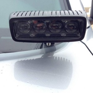 Rigid Ind Hyper Spots on Famous Fabrications Hood Bracket