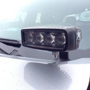 Rigid Ind Hyper Spots on Famous Fabrications Hood Bracket 2