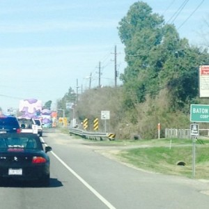 South Louisiana traffic jam