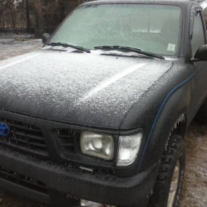 playing in ice
