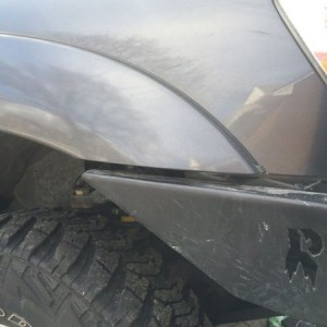 Passenger side before