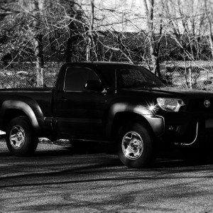 2012 Tacoma 4x4 Regular Cab (B&W Photograph)