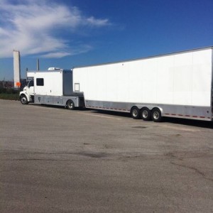 Toterhome and trailer