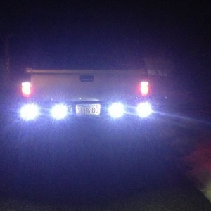 Finally got the grille craft back in, and 4 3 watt led bolts in the bumper