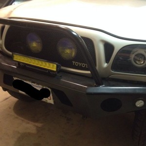 Drilled some holes for the license plate finally.. No more string
