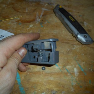 Center console latch fix