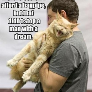 Bagpipe Cat