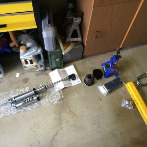 rear shocks getting ready