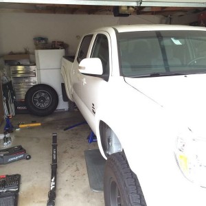 rear suspension install