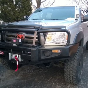 90% complete, just need to stretch winch cable, install fogs, and wire ligh