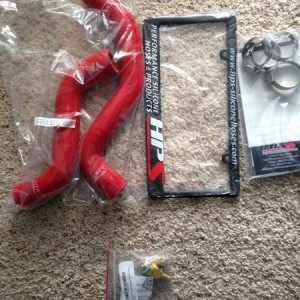 Silicone hoses and a futomo.