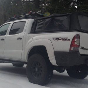 toyota tacoma 2014 2012 trd offroad white 4x4 all pro allpro skid plates ro