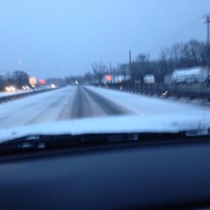 Fresh track on the GSP this morning. (I used BRGs old phone)