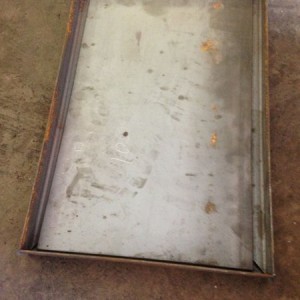 Toolbox tray.