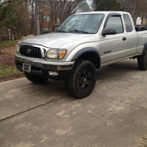 Manual hubs on the 2001 Prerunner