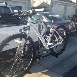 mountain bikes
