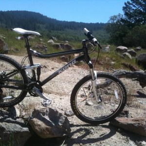 mountain bikes