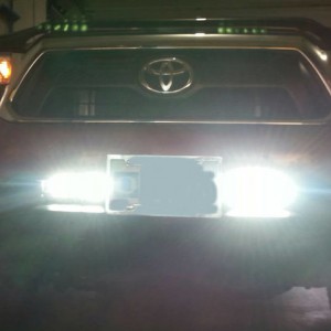 6" OKledlightbars on behind grill