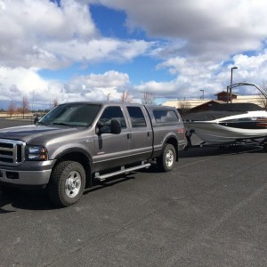 I've been towing boats and RVs to and from a sportsman's show lat