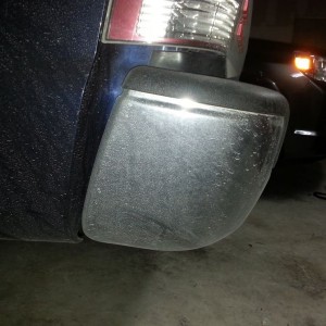 Rear ended today