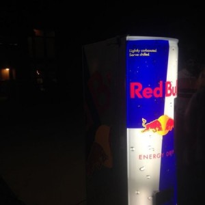 So they put a free Red Bull machine in front of my apartment.....