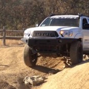 2014 superwhite tacoma trd offroad 4x4 lifted