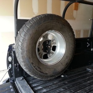 Got my spare tire mounted too